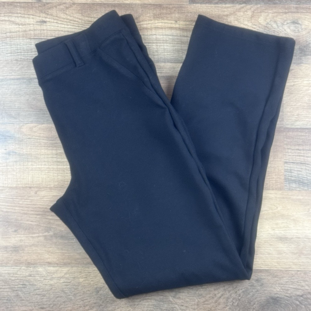 Quince Ultra-Stretch Ponte Pants Women's Small Office Work Dressy Classic Black